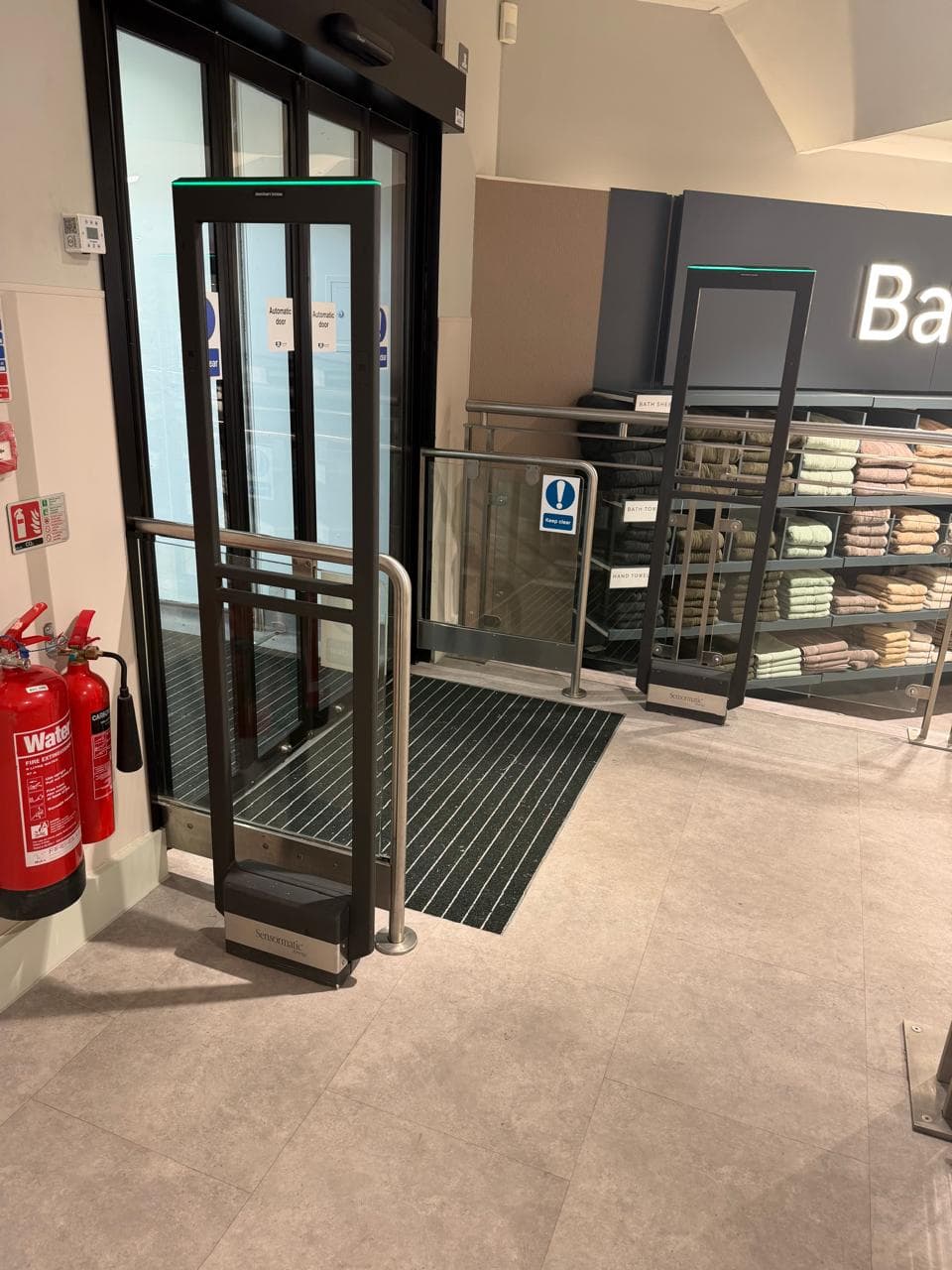Electrical installation for commercial security equipment